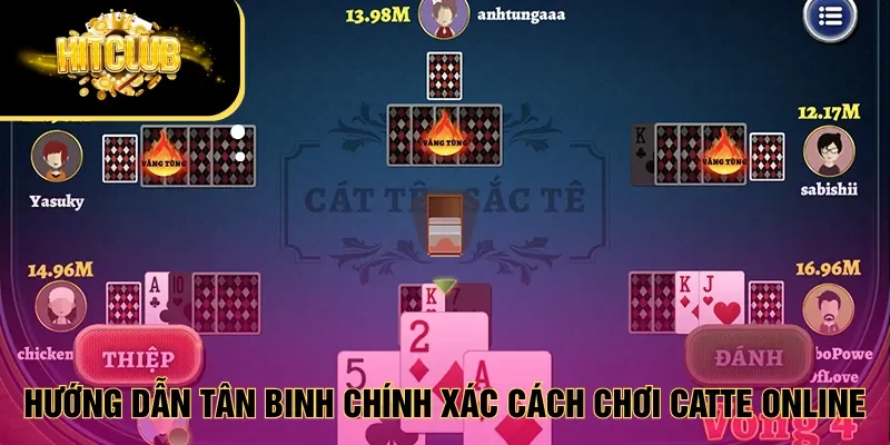 Hướng dẫn tân binh chính xác cách chơi Catte online